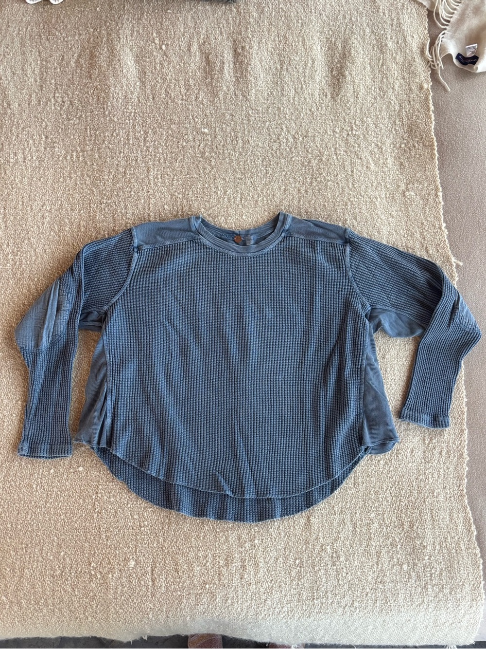 Free People Waffle Thermal Tee